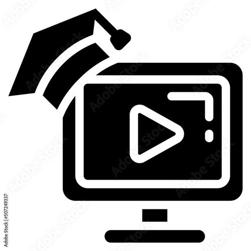 Video Degree Course Icon