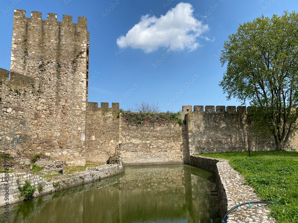 Water moat of Smederevo fortress or Water trench of the Smederevo fortress - Vodeni šanac Smederevske tvrđave ili Vodeni rov u Smederevskoj utvrdi, Smederevo - Serbia (Srbija)