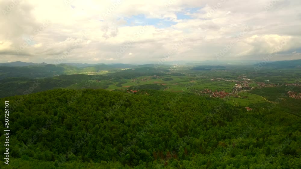 Pastures in the hills and meadows. Pastures in the hills and meadows.