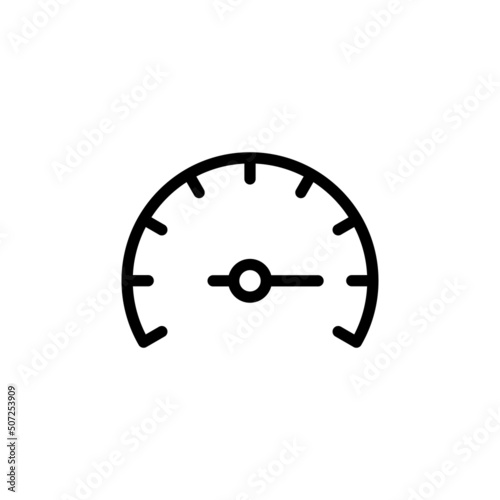 Speedometer simple icon