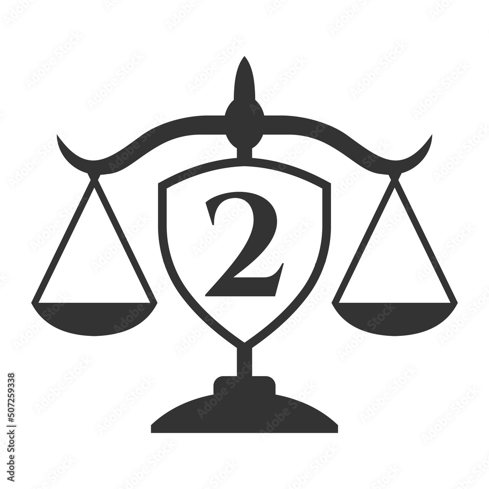 law-firm-logo-design-on-letter-2-with-shield-sign-law-logo-lawyer-and