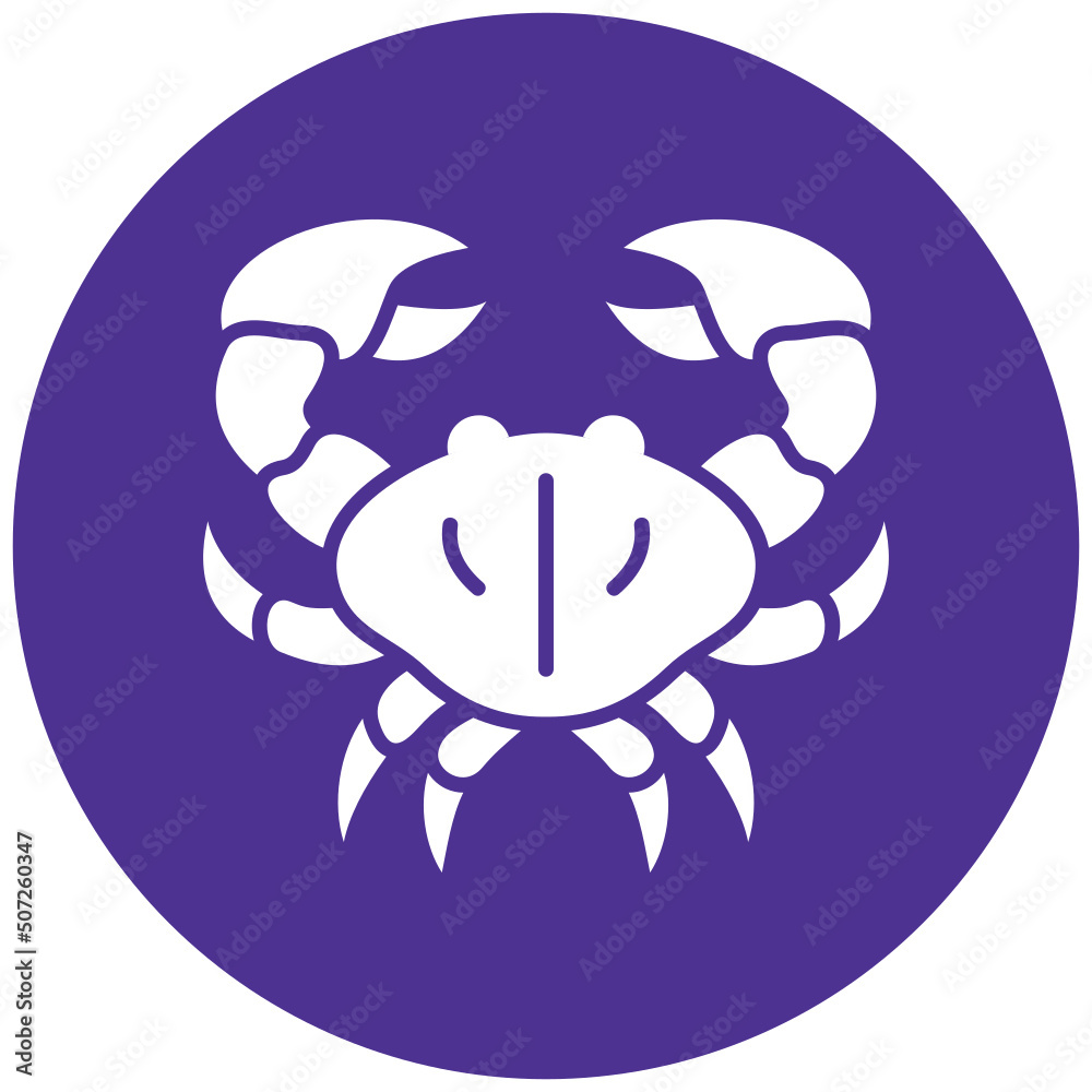 Obraz premium Crab Icon