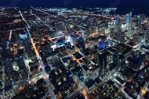 The North West of Toronto at night