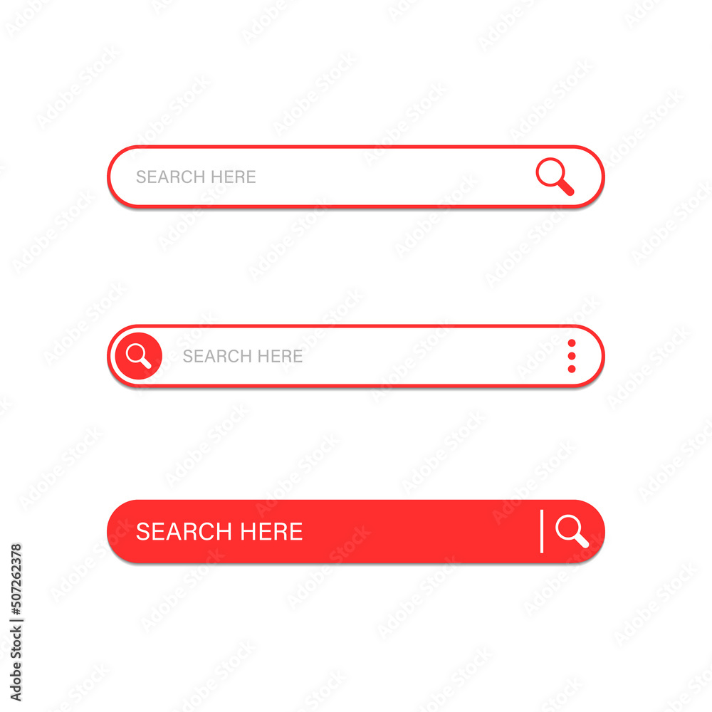 Search bar in flat style. Website address vector illustration on isolated background. Internet link sign business concept. Search bar in flat style. Website address vector illustration on isolated background. Internet link sign business concept.