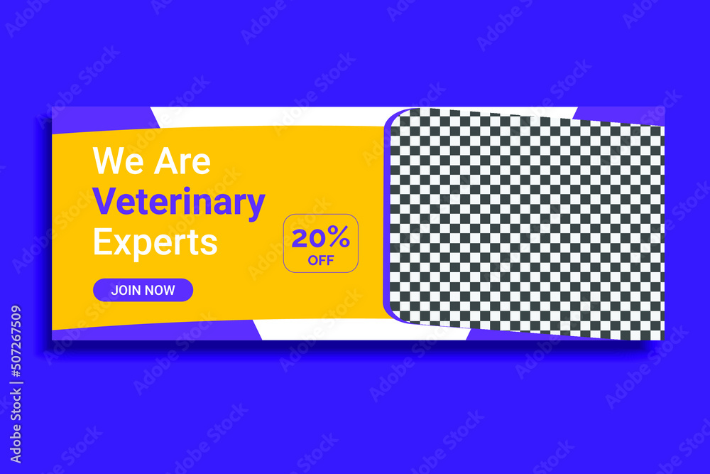 Pet Social Media Cover, pet web banner design template Pet Social Media Cover, pet web banner design template