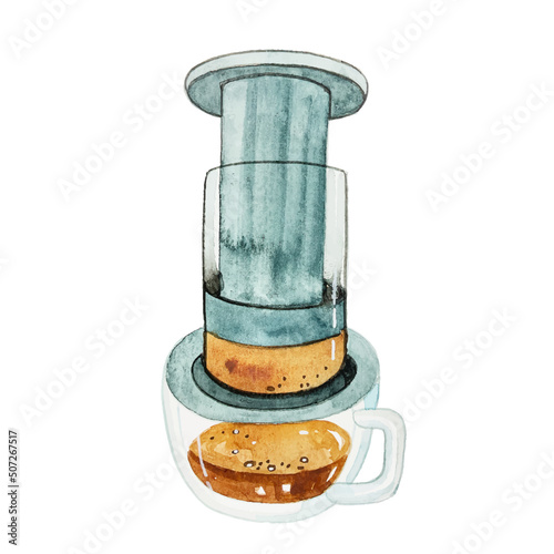 Watercolor Aeropress