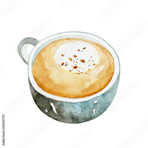 Watercolor macchiato