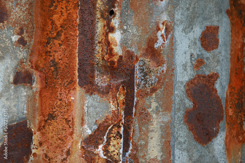 Rust Texture Background , Closeup Dirt Metal Wallpaper © Khemmanat