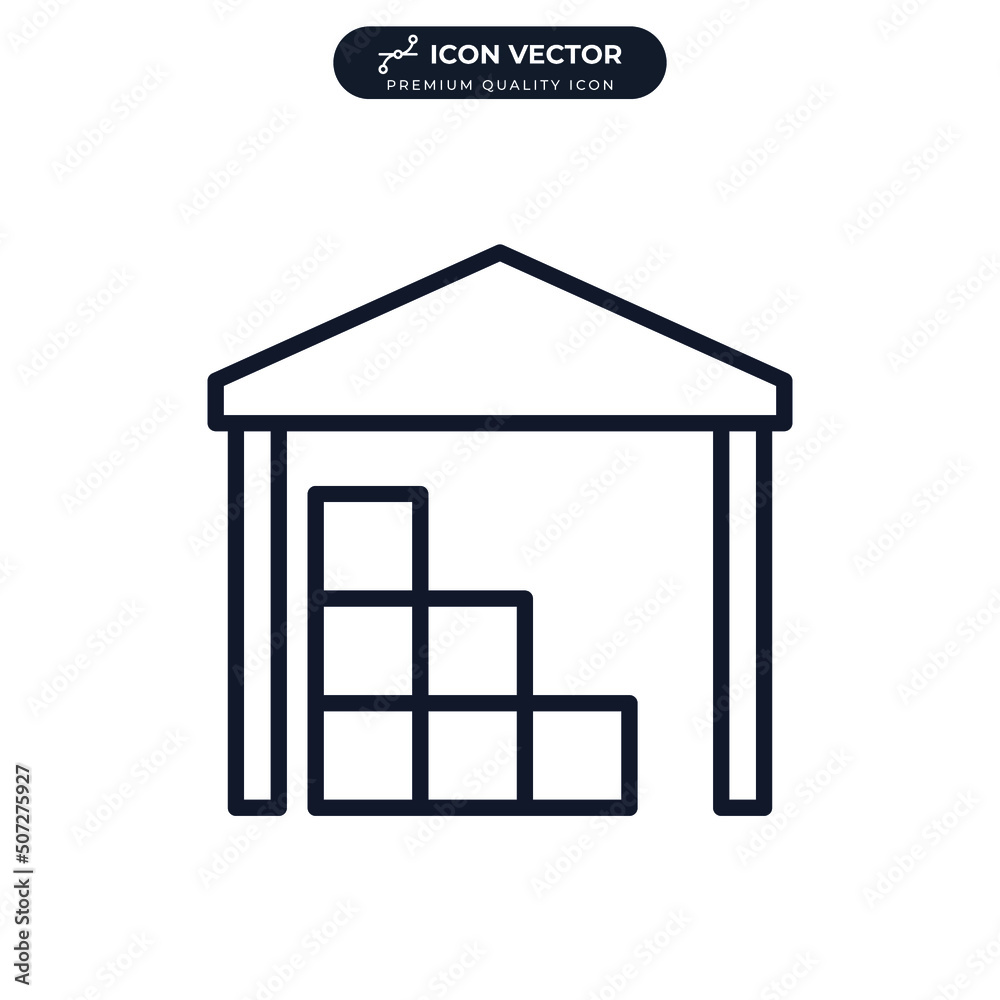 warehouse icon symbol template for graphic and web design collection logo vector illustration warehouse icon symbol template for graphic and web design collection logo vector illustration