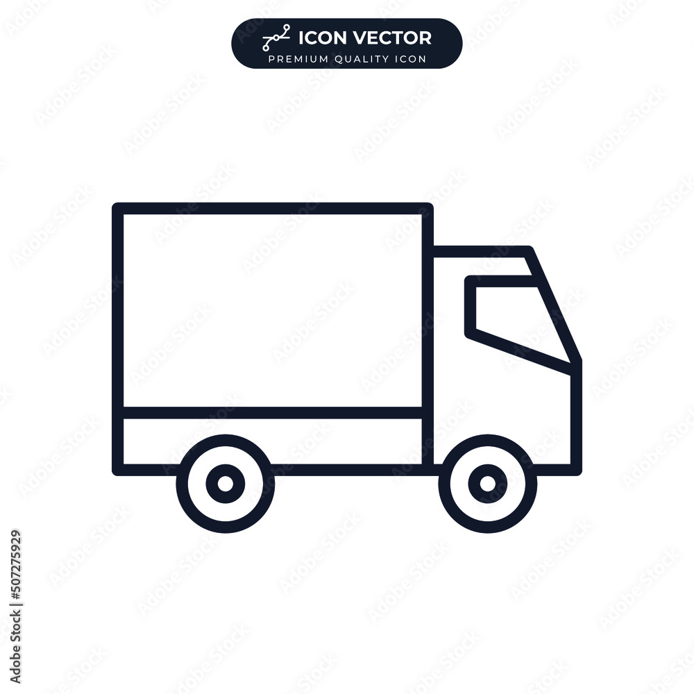 truck delivery icon symbol template for graphic and web design collection logo vector illustration truck delivery icon symbol template for graphic and web design collection logo vector illustration