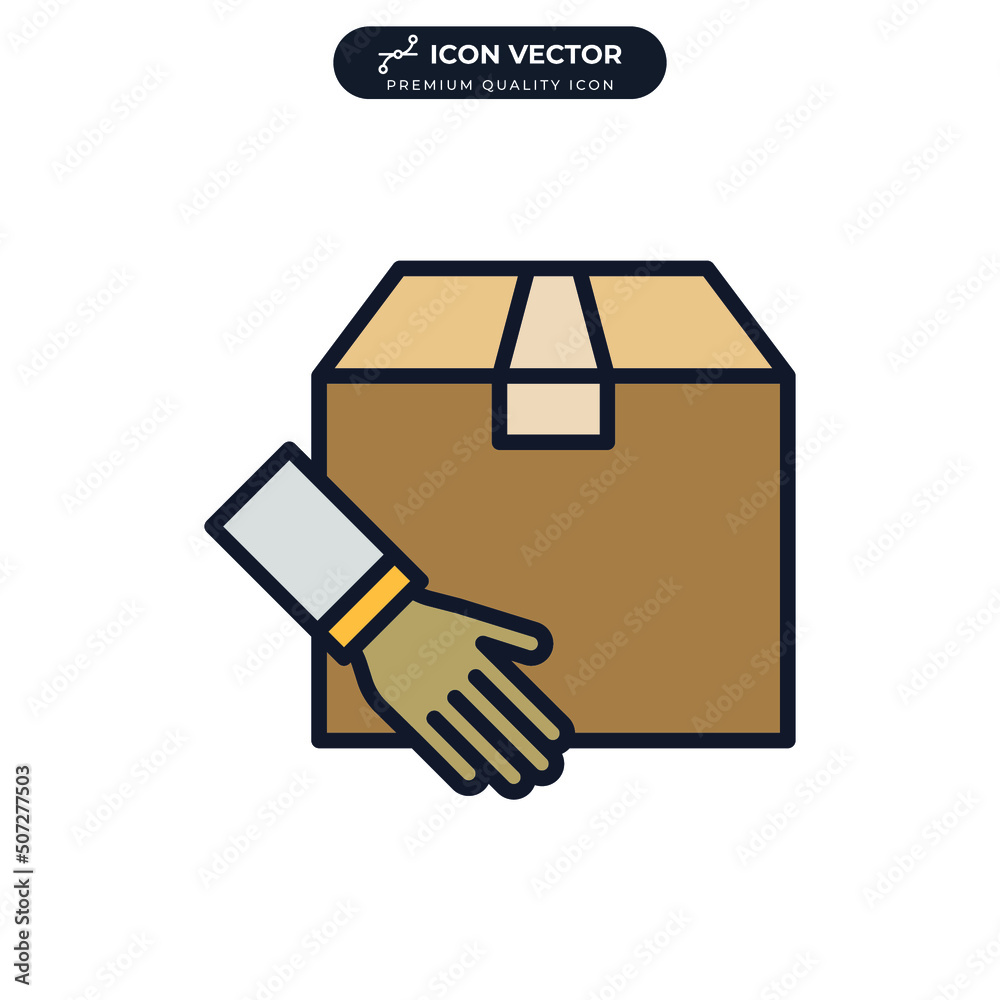 receive parcel icon symbol template for graphic and web design collection logo vector illustration receive parcel icon symbol template for graphic and web design collection logo vector illustration