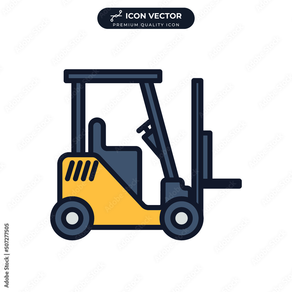 forklift icon symbol template for graphic and web design collection logo vector illustration forklift icon symbol template for graphic and web design collection logo vector illustration