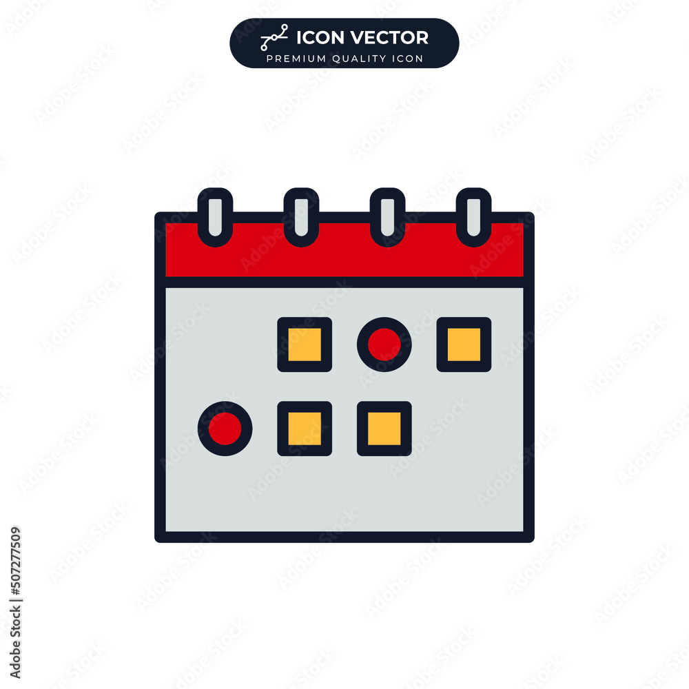 calendar icon symbol template for graphic and web design collection logo vector illustration calendar icon symbol template for graphic and web design collection logo vector illustration