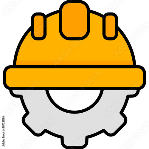 maintenance outline color icon