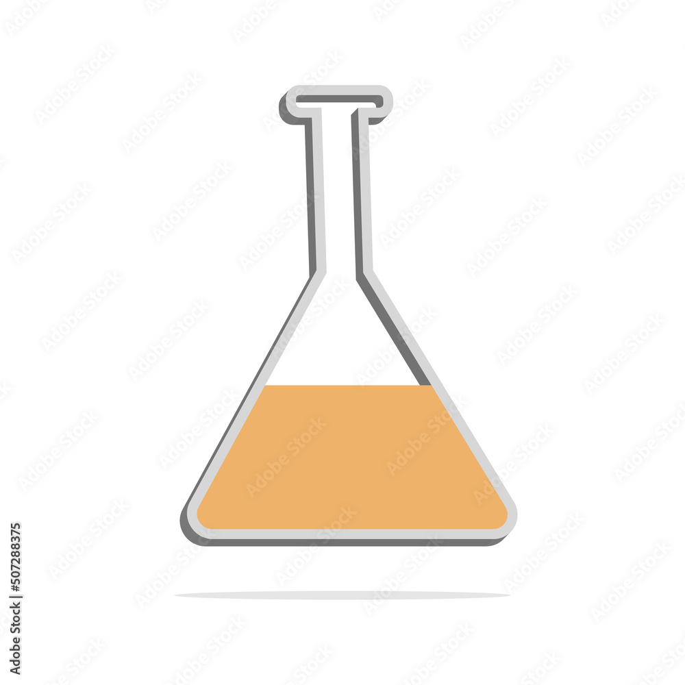3d laboratory fluid bottle concept in minimal cartoon style 3d laboratory fluid bottle concept in minimal cartoon style
