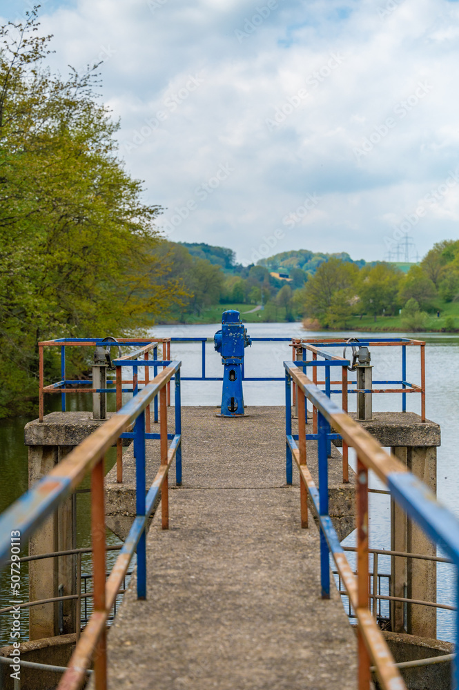 Fototapeta premium Am Ohmbachsee in Deutschland