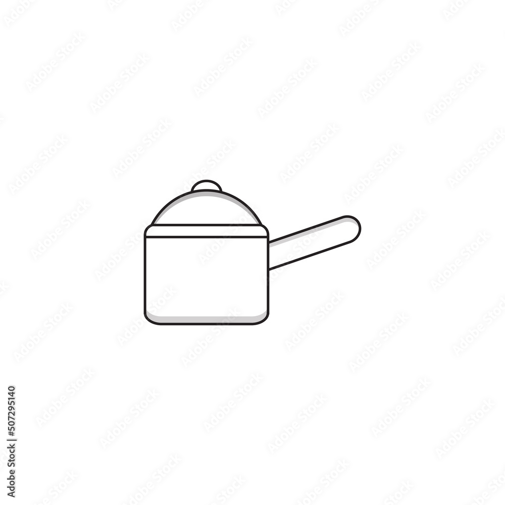 Pans isolated on white background Free Vector