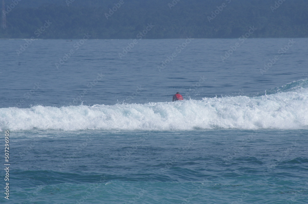 Surfers at Ujung Bocur