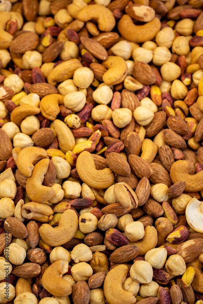 Mixed nuts. Organic healthy food. Close-up Mixed nuts. Organic healthy food. Close-up