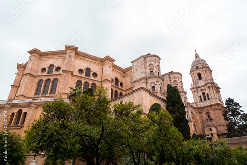 The Cathedral of Malaga  Andalusia  Spain