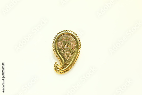 Fotobehang Abstract design vintage brooch pin costume jewelry fashion accessory