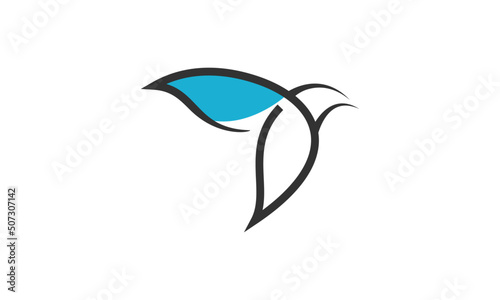 abstract bird logo 