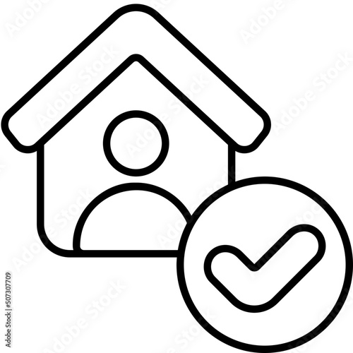 tenant outline icon