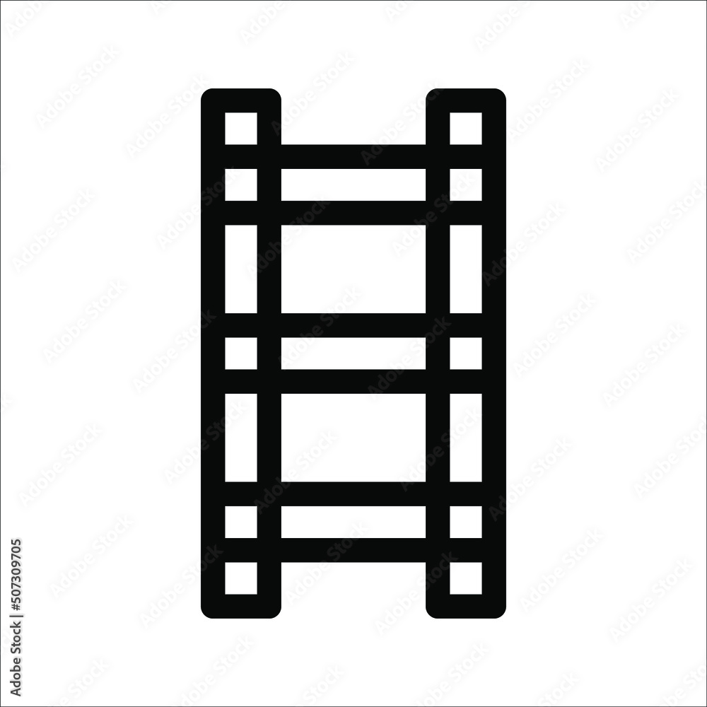 Stairs Icon Vector illustration, on a white background. Stairs Icon Vector illustration, on a white background.