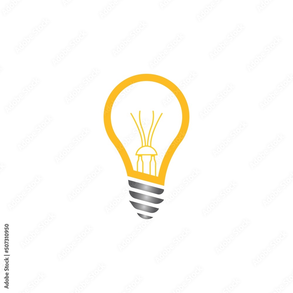 light bulb symbol icon illustration light bulb symbol icon illustration