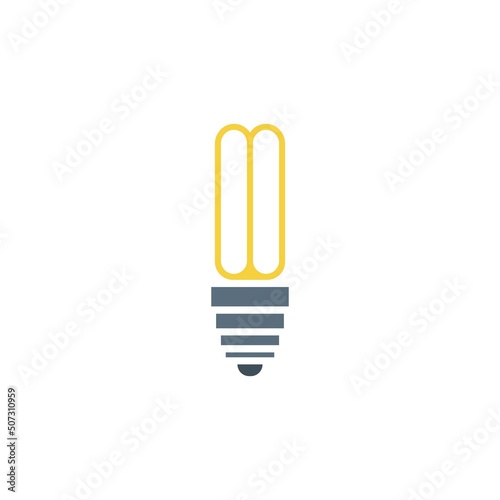 light bulb symbol icon illustration