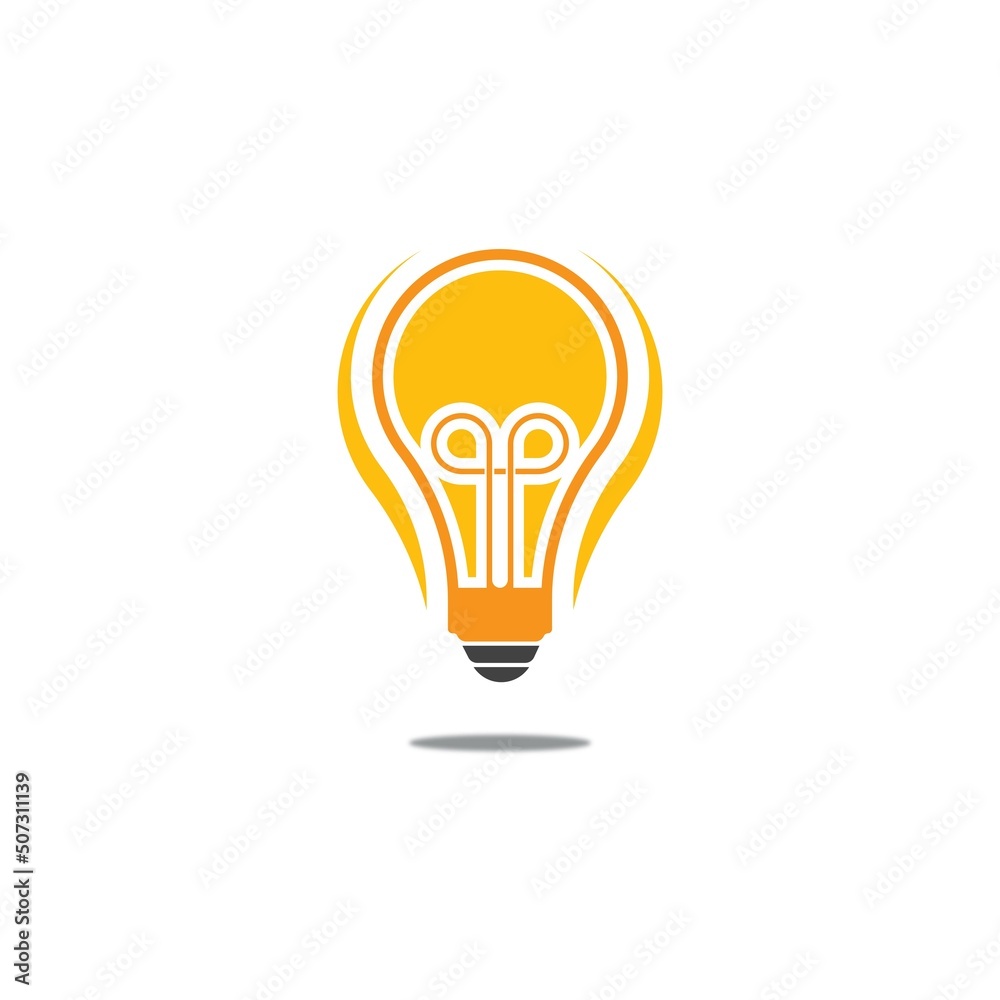 light bulb symbol icon illustration light bulb symbol icon illustration
