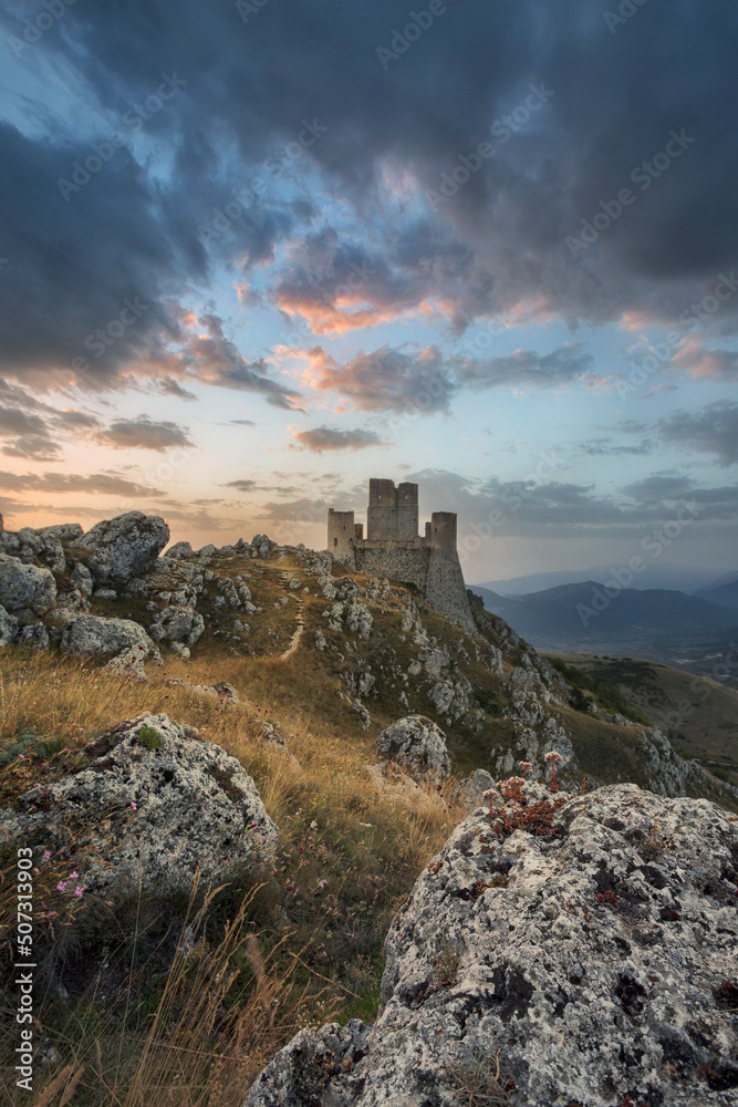 Fototapeta premium Castello di Rocca Calascio - Campo Imperatore