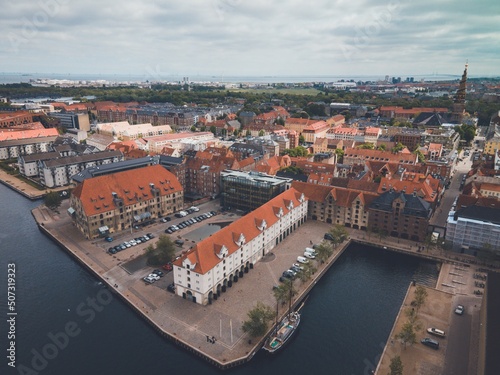 Aerial Views of Copenhagen, Denmark by Drone