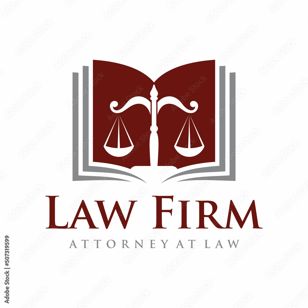 Law firm logo design vector template Law firm logo design vector template