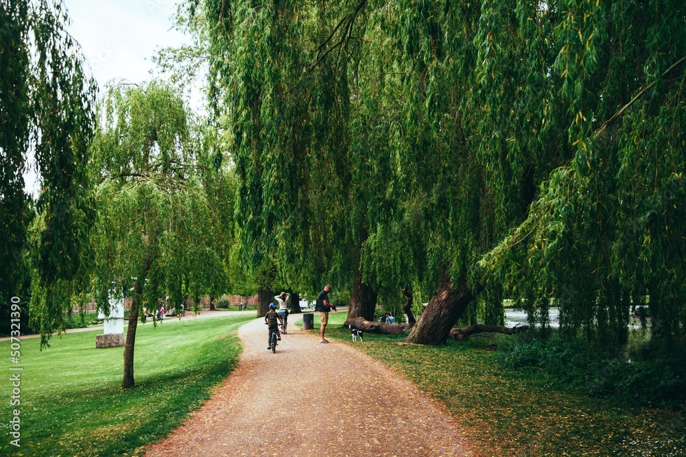 Munke Mose Park in Odense, Denmark Munke Mose Park in Odense, Denmark