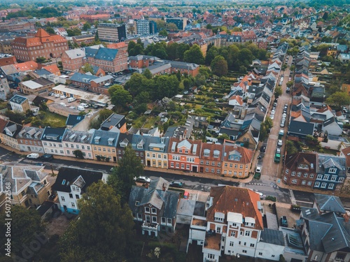 Views of Odense, Denmark (Funen) by Drone photo