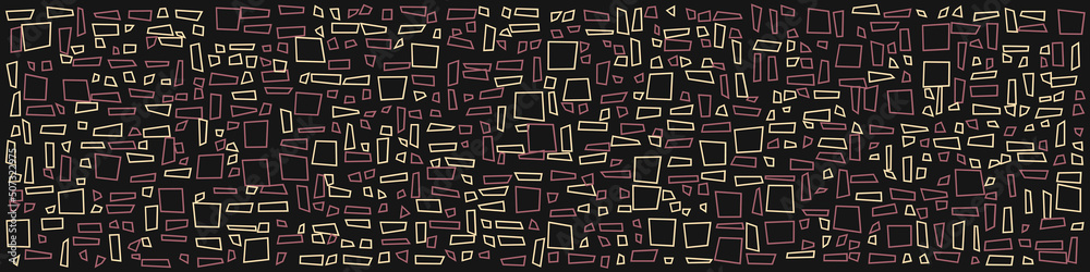 Offset Quads generative art background art illustration