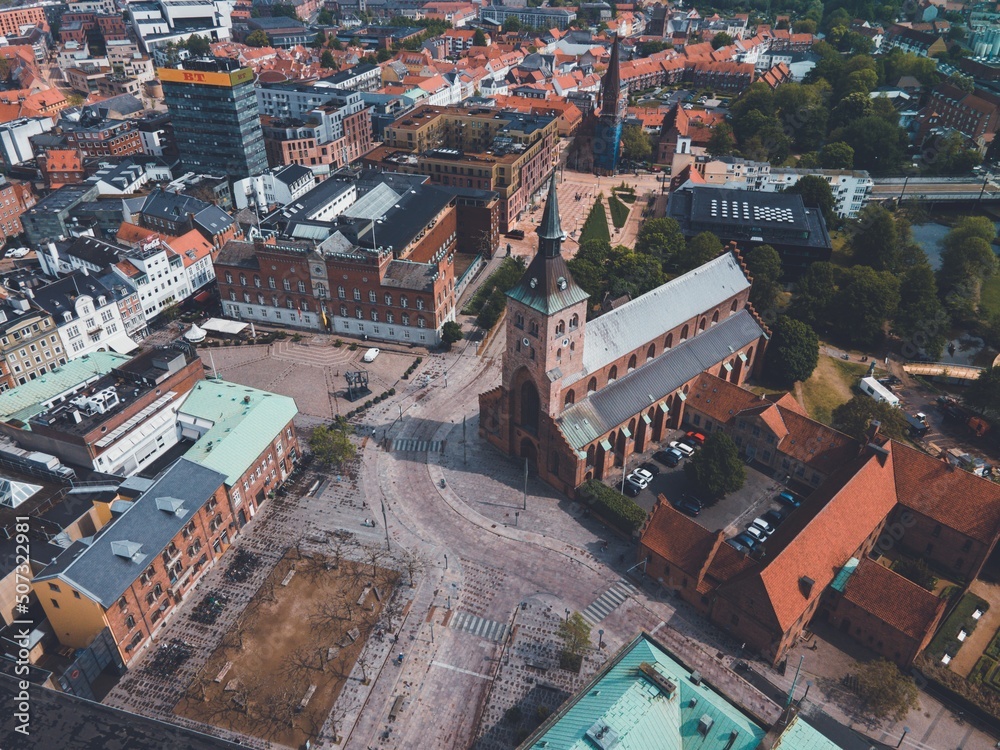 St. Canute's Cathedral in Odense, Denmark (Funen)