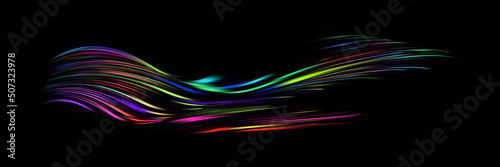 Fluffy bunch of blades of grass or hairs. Smear of dry paint, lines fluttering in the wind.