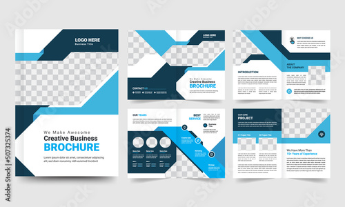 Corporate business presentation backgrounds design template and page layout design for brochure, book, magazine, annual report and company profile, graphic elements design concept For Business.