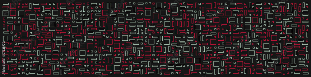 Offset Quads generative art background art illustration