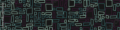 Offset Quads generative art background art illustration