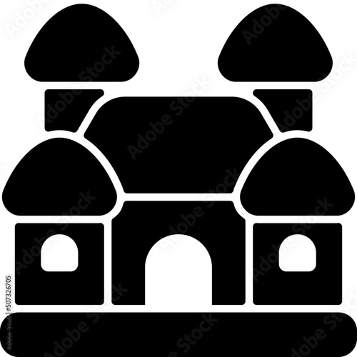 chateau glyph icon