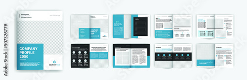Corporate minimal creative A4 business brochure template