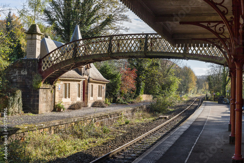 Cromford Station in the Peak District.
