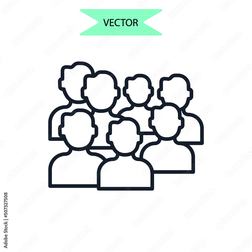 community icons symbol vector elements for infographic web community icons symbol vector elements for infographic web