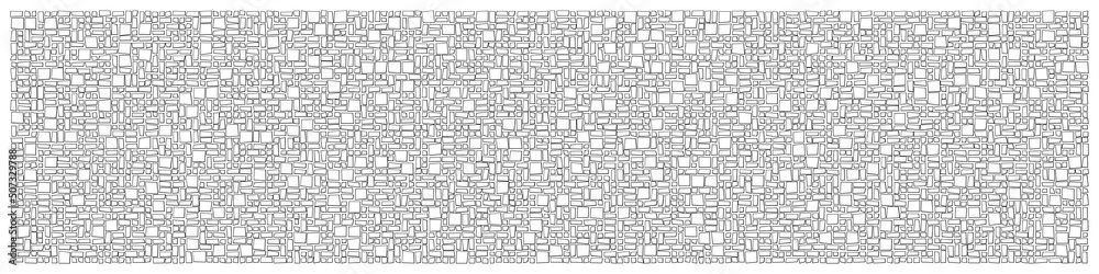 Offset Quads generative art background art illustration