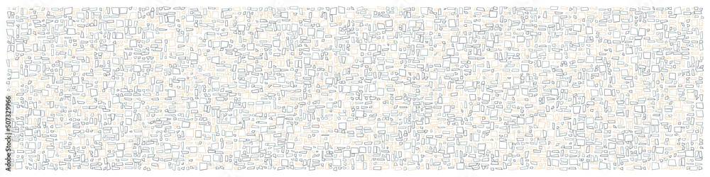 Offset Quads generative art background art illustration