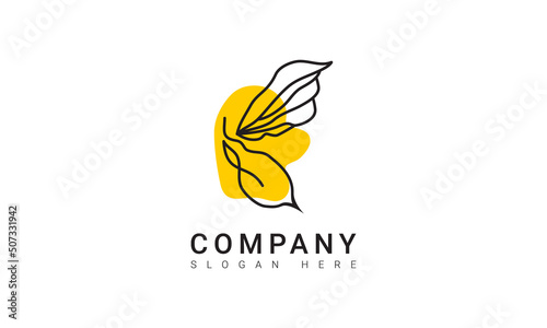 bee logo template