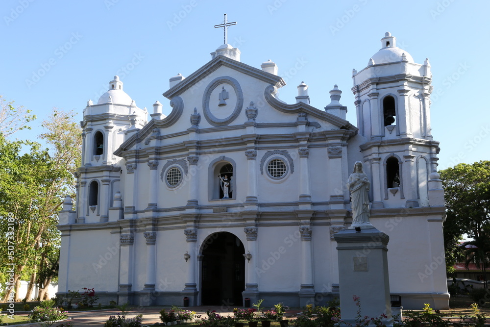 Kirche San Vicente, in der Gemeinde San Vicente, Provinz Ilocos Süd, Philippinen